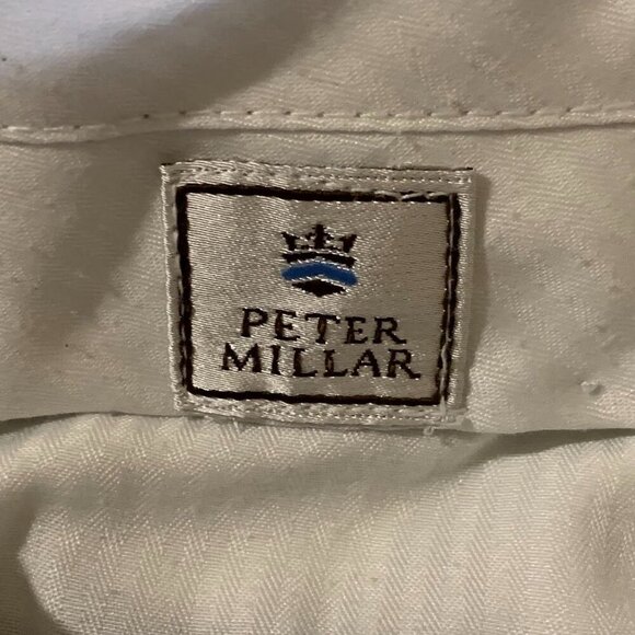 Peter Millar Men's Patchwork 100% Cotton Flat Front 8" Inseam Shorts Size 34 - Picture 6 of 13